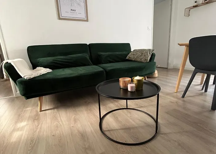 La Terrasse : Appartement Chic 2 Chambres Au Coeur De Pau